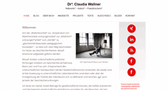 Desktop Screenshot of claudia-wallner.de